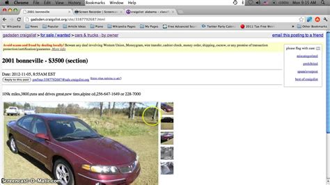 Craigslist cars alabama - Get the best deals on Private Seller Cars and Trucks when you shop the largest online selection at eBay.com. Free shipping on many items | Browse your ...